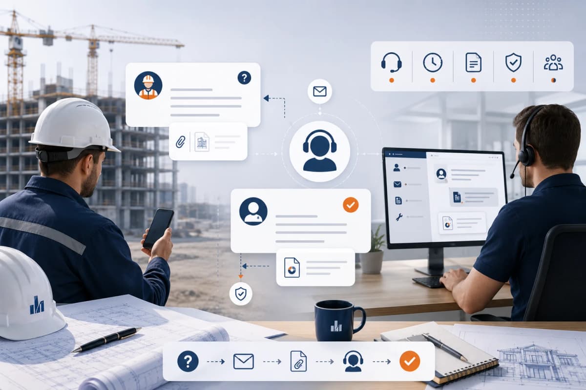 Illustration contact et support BatiReport